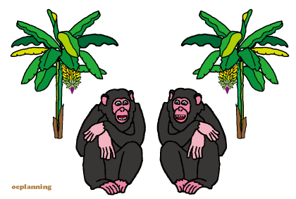 申のイラスト年賀状テンプレート